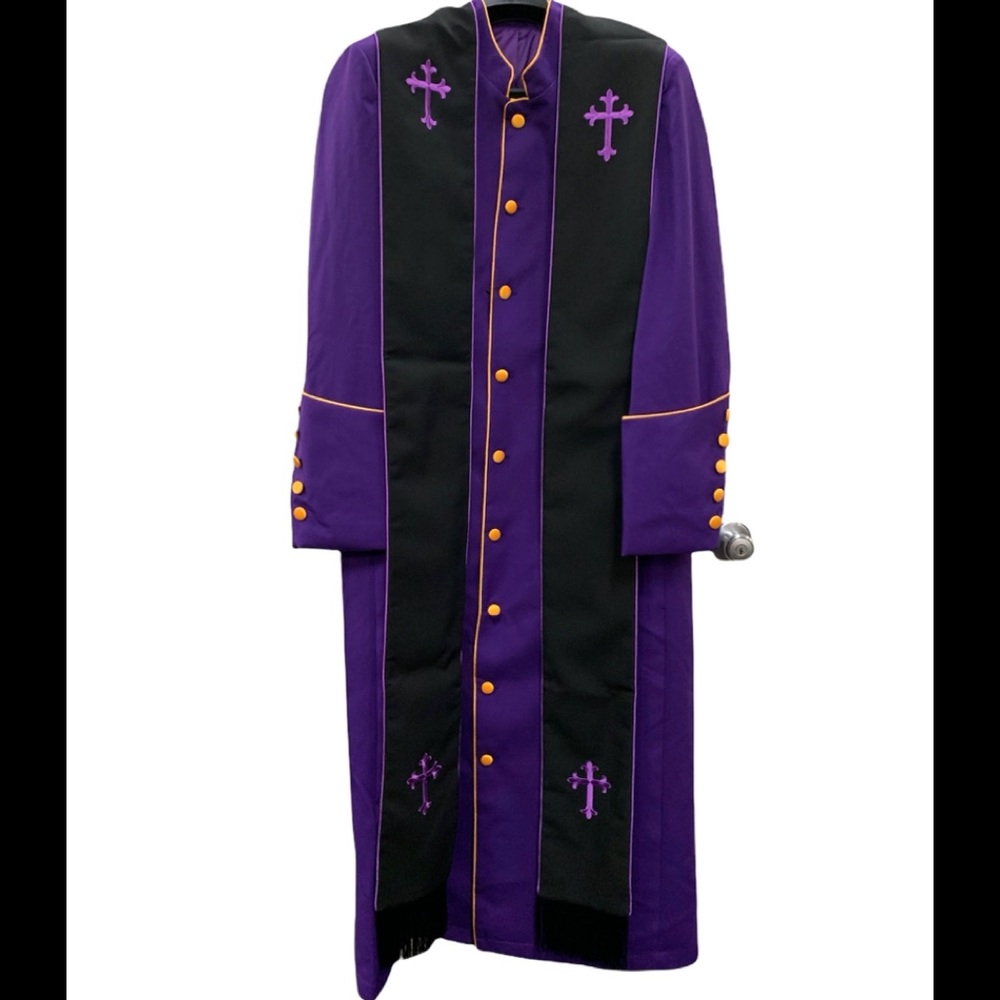 Clergy Pastor Bishop Robe with stole Cassock